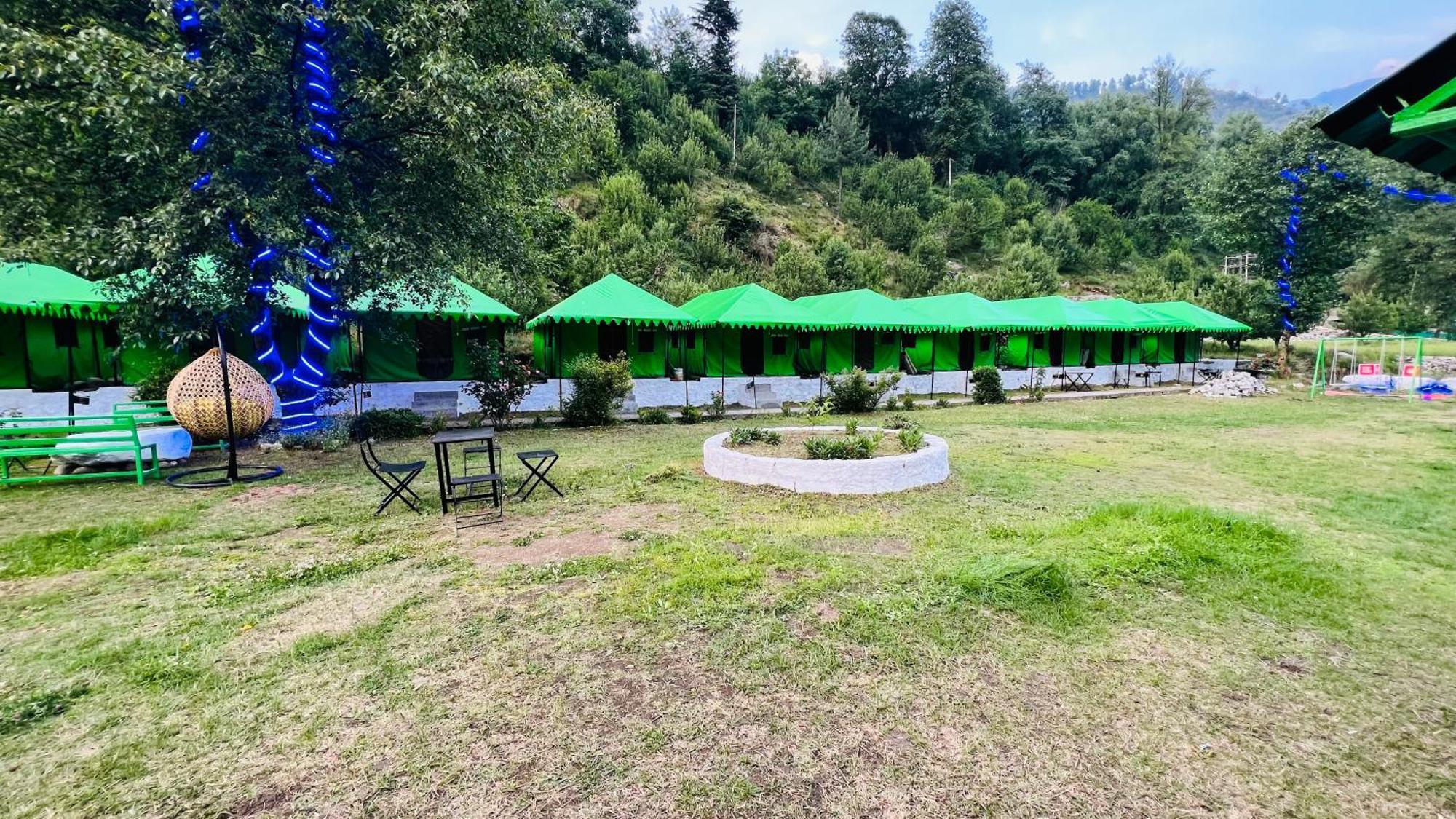 Himalayan Riverside Swiss Cottage Tents, Manali Exterior foto