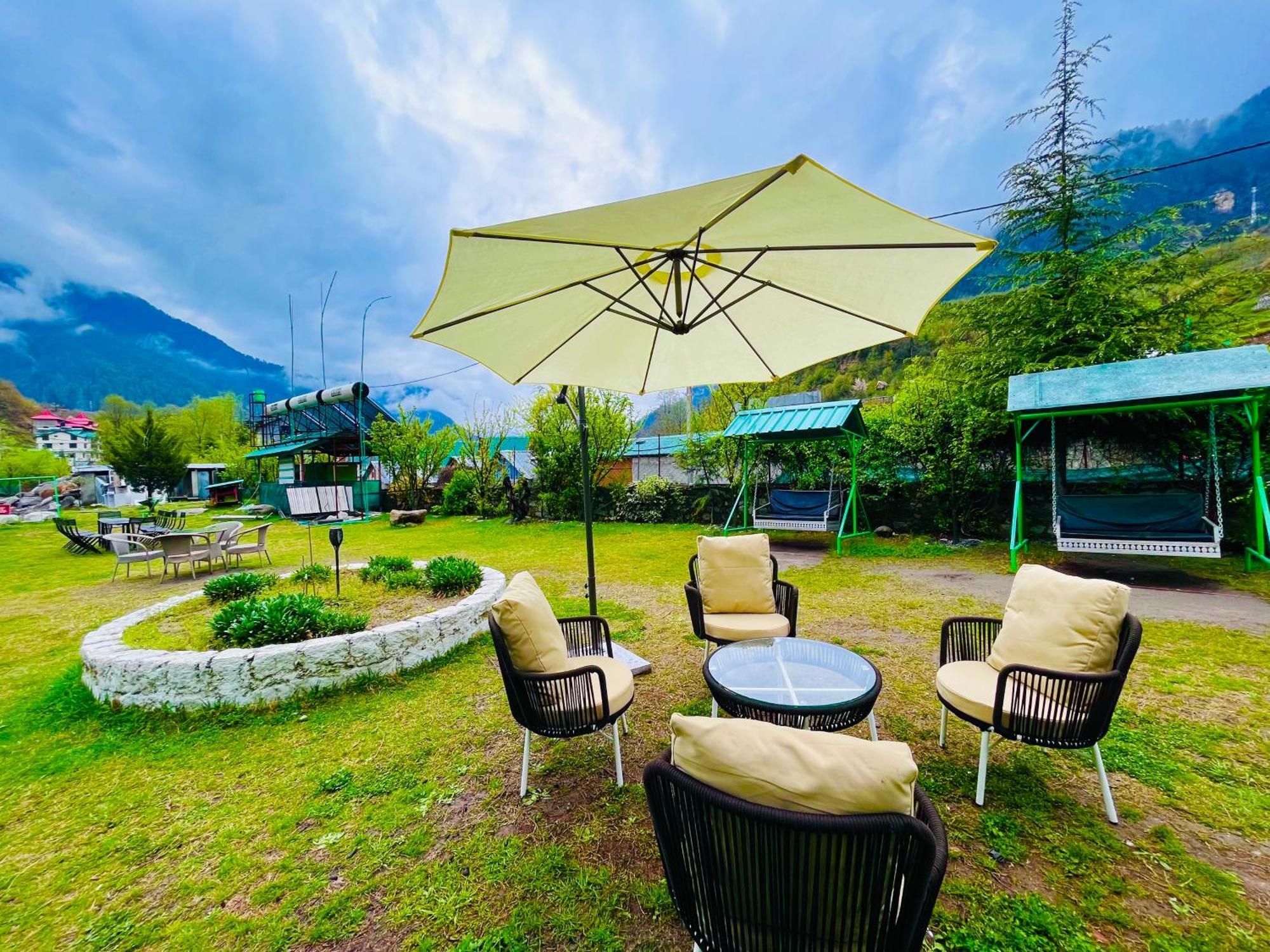 Himalayan Riverside Swiss Cottage Tents, Manali Exterior foto