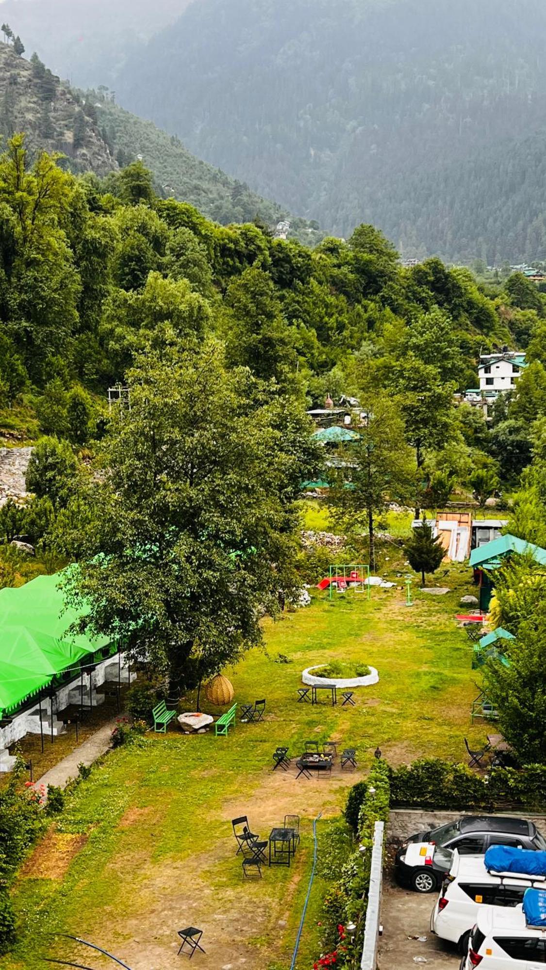 Himalayan Riverside Swiss Cottage Tents, Manali Exterior foto