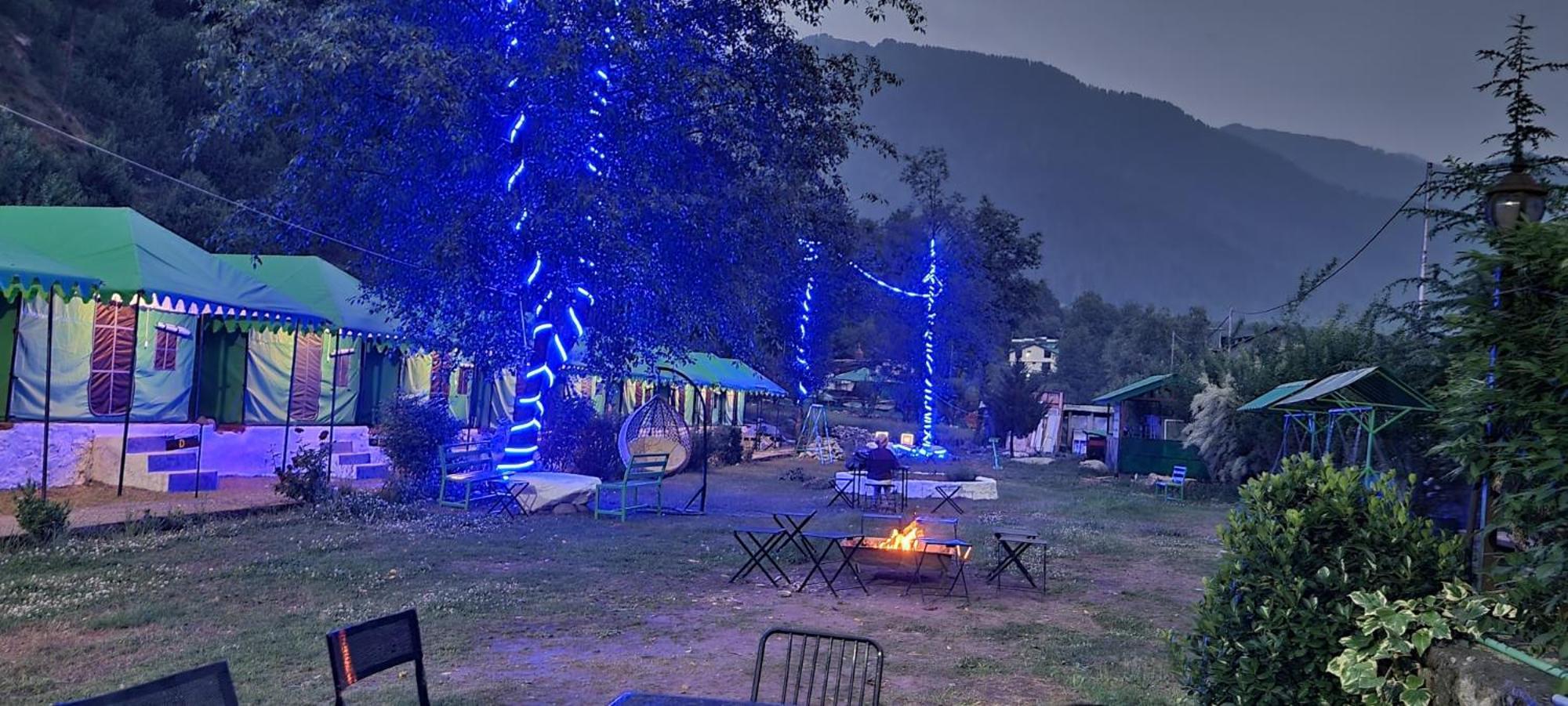 Himalayan Riverside Swiss Cottage Tents, Manali Exterior foto